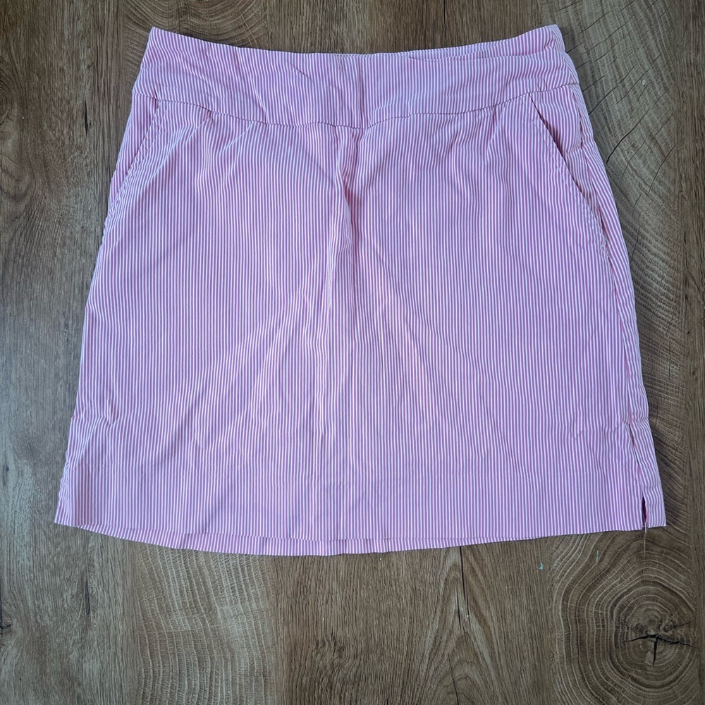Pink Striped Skirt